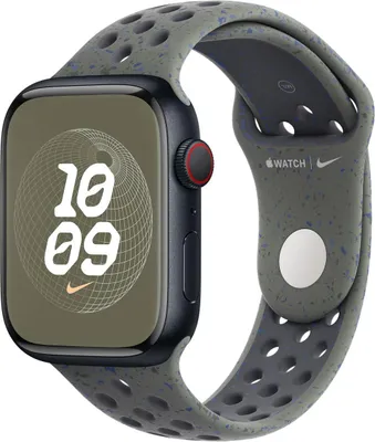 Image de Apple MUVD3ZM/A accessoire intelligent à porter sur soi Bande Kaki Aluminium, Fluoroélastomère