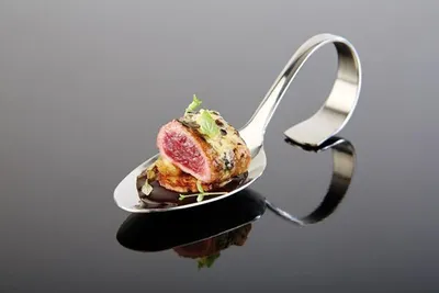 Zdjęcie produktu dla APS Classic Gourmetlöffel, Edelstahl-Look, Höhe: 40 mm, Länge: 130 mm