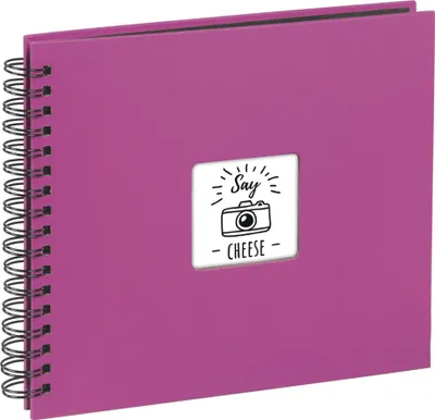 Produktbild von Hama Spiral-Album Fine Art 36x32 cm, 50 schwarze Seiten, Pink