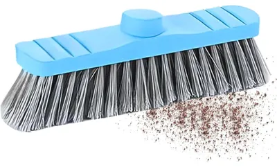 Produktbild von PARENCE - Besenkopf 29,5 x 4,8 cm / Borsten aus PP-Faser von 6 cm in versetzten Abständen für EIN einfaches und vollständiges Aufsammeln – Haushaltsbü