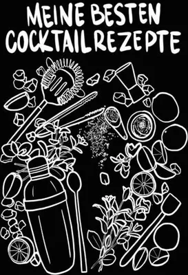 Produktbild von Meine besten Cocktailrezepte zum Selberschreiben A4