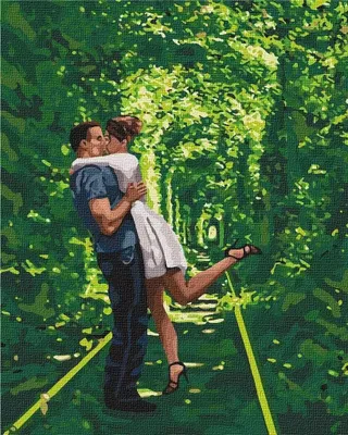 Productafbeelding van Schilderen op nummer - Boog van de liefde, 40x50