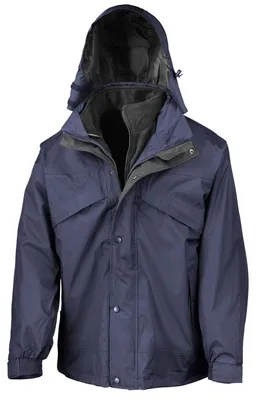 Produktbild von Result Core - Fleecejacke 3 in 1 für Herren/Damen Uni FK3277 (4XL) (Marineblau)