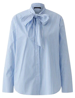 Produktbild von Oui Damen Bluse in den Farben Blau und Weiß, Konfektionsgröße 38