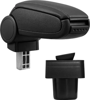 Produktbild von [pro.tec] Mittelarmlehne Passgenau für Suzuki Swift (ab 2005, Typ MZ/EZ) - Armauflage mit Staufach - gepolstert - Kunst-Leder - schwarz