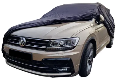 Image de Housse de voiture extérieure adaptée à Volkswagen Tiguan II Noir Imperméable et