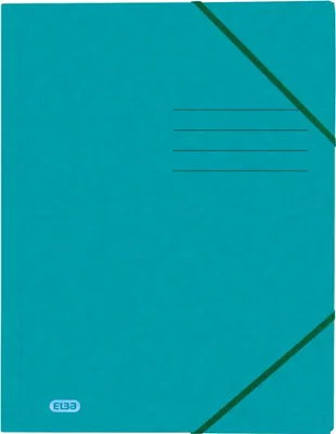Immagine prodotto di Cartella angolare Top File+ A4 3 lembi aqua confezione da 10