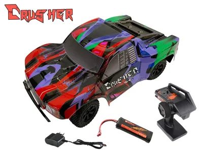Produktbild von DF Models Crusher Race SC 2WD RTR - Akku 1500mAh, 7,2V