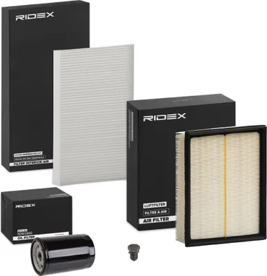 Produktbild von RIDEX Filterset Inspektionspaket Filtersatz für AUDI A4 Avant (8E5, B6)
