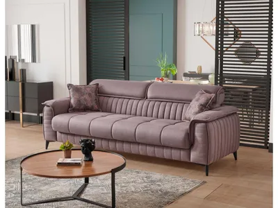 Produktbild von Sofa Set Regina, Braun Stellvariante 3+3