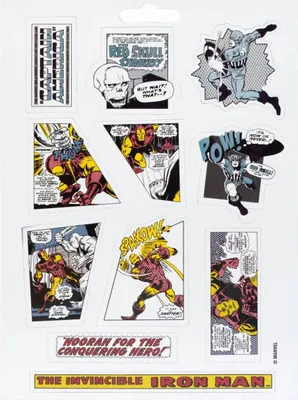Produktbild von Marvel Comics Magnete Set Retro Heroes