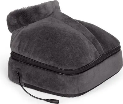 Produktbild von Shiatsu Massagegerät 2 in 1 LIVOO DOS204, für Füße und Rücken, 24 Köpfe, 3 Geschwindigkeiten, mit Wärme, Grau