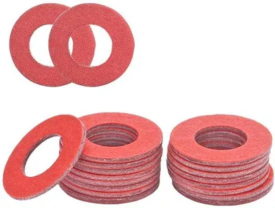 Obrázok produktu pre Červené kotúče z oceľových vlákien 10 x 1 mm, 100 ks, priemyselné