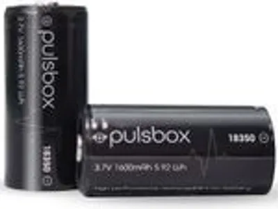 Produktbild von pulsbox 18350 | 18400 Li-Ion Akku 3,7V 1600mAh integrierte PCB-Schutzschaltung