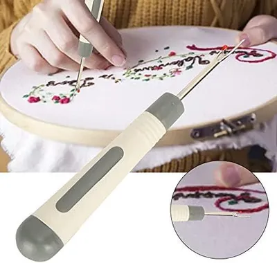 Produktbild von Nahttrenner, Handlicher Stich Unpicker Scharfe Nähnahtfadenentferner Mit Ergonomischen Griffen, Seam Ripper Zum Nähen Basteln Entfernen Von Fäden