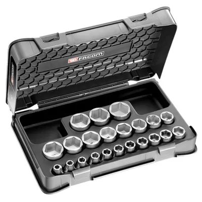 Produktbild von Facom Steckschluessel-Set 1/2" 6-Kant, 22-tlg.