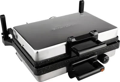 Produktbild von Multigrill 2000W Kontaktgrill mit Granitpfanne, Toaster & Kasserolle Antihaft