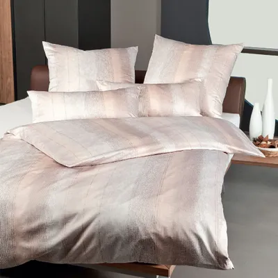 Produktbild von Janine Mako-Satin Bettwäsche Messina kameerosé 43071-07 aus 100% Baumwolle  , Größe:155x220 cm + 80x80 cm