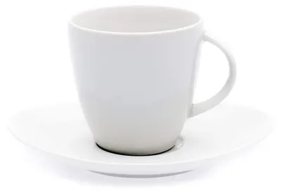 Produktbild von Tasse und Untertasse, tschechisches Porzellan, Loos, 220 ml, weiß, Thun 1794