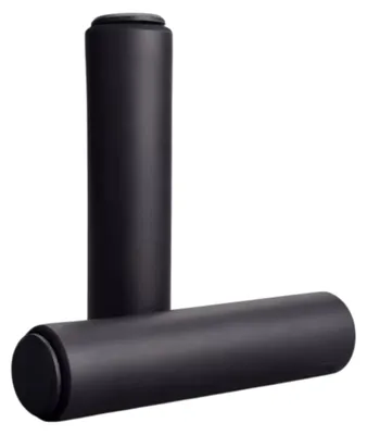 Produktbild von Fahrradgriffe Lenkergriffe Steckgriffe Gerade Silikon Griffe Schwarz für MTB