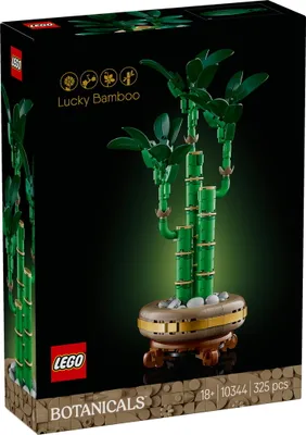 Produktbild von LEGO Botanicals Glücks-Bambus, Kunstpflanze, Bauset für Erwachsene, Geschenk für Einweihungspartys oder Abschlussfeiern für Frauen, Männer, Wohn-Deko 10344
