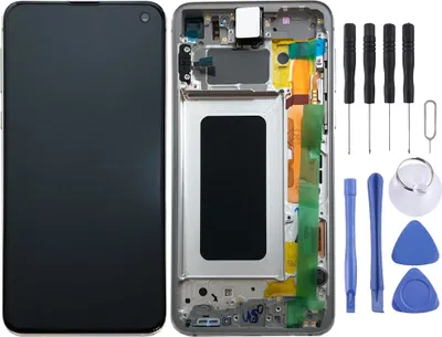 Produktbild von Samsung Display LCD Komplettset GH82-18852B Prism Weiß / Prism White für Galaxy S10e 5.8 Zoll G970F