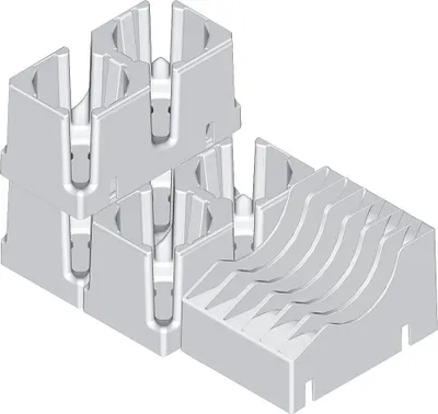 Produktbild von Froli Tellerhalter zusammensteckbar, niedrig