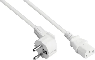 Immagine prodotto di Cavo di alimentazione Schuko E+F su C13, 1,50 mm², 10 m, bianco