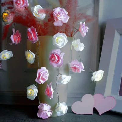 Obrázok produktu pre LED reťaz romantické ruže 3 m