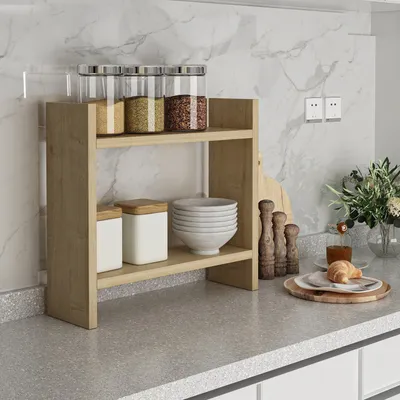 Immagine prodotto di Skye Decor, Denver - Sapphire, mensola da cucina, 100 % MELAMINE COATED SLIPBOARD, zaffiro, 34 x 30 x 10 cm