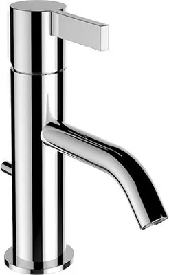 Zdjęcie produktu dla LAUFEN Kartell Jednouchwytowa bateria umywalkowa, stała wylewka, z zaworem odpływowym, wysięg 115 mm, H3113310041011