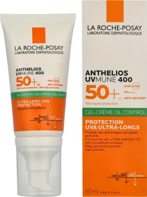 Produktbild von La Roche-Posay Anthelios XL Dry Touch Gel-Cream, Sunscreen cream, Gesicht, 50 ml, Röhre, Feuchtigkeitsspendend, Schutz, Empflindliche Haut, Universalhülle