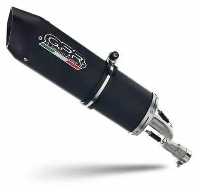 Produktbild von Slip-On-Auspuff GPR Furore Evo4 Schwarz mit dB-Killer und Adapter für Yamaha MT-25 250 E5+