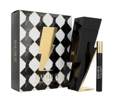 Zdjęcie produktu dla Carolina Herrera Bad Boy Zestaw Woda toaletowa 100ml + Woda toaletowa 10ml