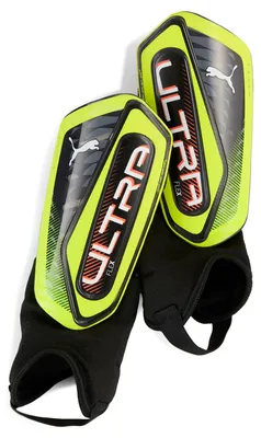 Produktbild von PUMA Shinguards ULTRA Flex Ankle, Erwachsene, Männlich, M, Schwarz, Gelb