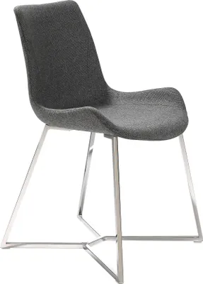 Obrázek produktu pro Židle v tmavě šedé látce 4009