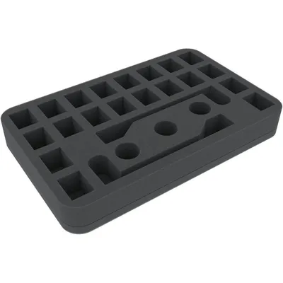 Produktbild von Schaumstoffeinlage für Subbuteo – 25 Fächer, Schutz & Ordnung