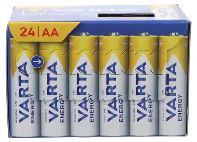 Produktbild von 24 Stück Varta AA Mignon LR6 Batterie inklusive er Aufbewahrungsbox