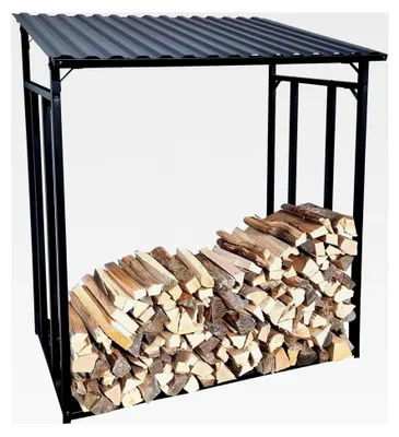 Produktbild von Kaminholzregal aus Metall 135x70x165 cm 1,3 m³