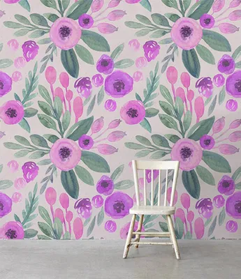 Produktbild von Coloray Fototapete 290x290 cm Vlies-Fototapete - Blumenblumen
