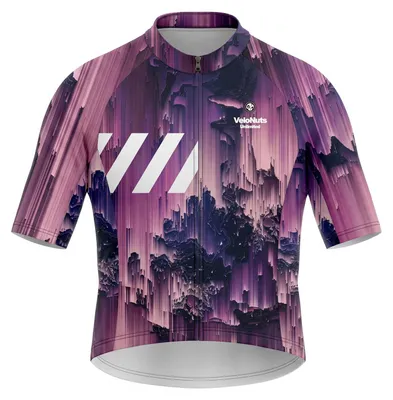 Produktbild von VeloNuts Herren Radtrikot , Neon Condense, Neon Grid, 4XL