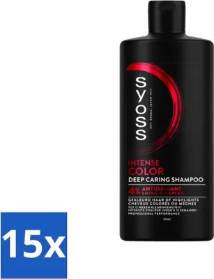 Produktbild von SYOSS - Color 440 ml - Shampoo - Langanhaltendes Styling - 440ml - Vorteilspack - 15 Stücke