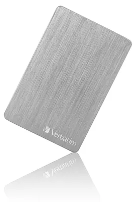 Produktbild von Verbatim Store 'n' Go ALU Slim Portable Festplatte 1 TB Silber, 1 TB, 2.5", 3.2 Gen 1 (3.1 Gen 1), Silber