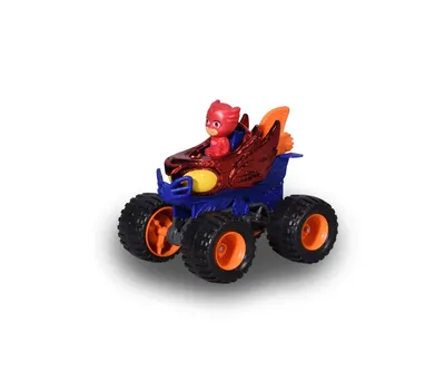Produktbild von Dickie Toys PJ Masks Single Pack Owlette Mega Wheelz, Eulengleiter, , Spielzeugauto, Figur, Spielzeug, Pyjamahelden, 203141017