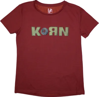 Produktbild von Korn - "Doll Issues" T-Shirt Rückseitiger Aufdruck für Damen RO12403 (M) (Rot)
