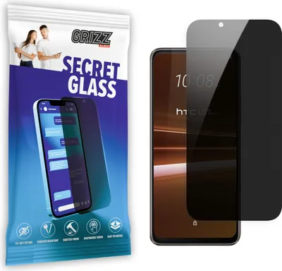 Zdjęcie produktu dla Ochraniacz ekranu GrizzGlass SecretGlass Privacy do HTC U23 Pro - Czarny