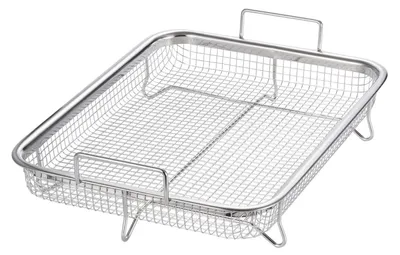 Obrázek produktu pro Nerezový grilovací nástroj, multifunkční, rozměry 30 x 22 x 5 cm, vhodný pro grilování a kempování