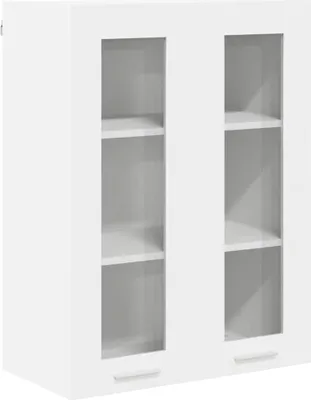 Produktbild von Eleganten-Stil Hängeschrank 1 pcs - robusten und stabilen - Buffetschrank - mit Speicher Weiß 60x31x80 cm Holzwerkstoff - Küchenschränke - Möbel26