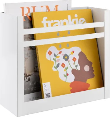 Produktbild von Navaris Zeitungshalter Wand Halterung für Zeitungen - 30x27x11cm Ablage für Zeitschriften Broschüren Briefe Flyer - Wandmontage Ablagefächer