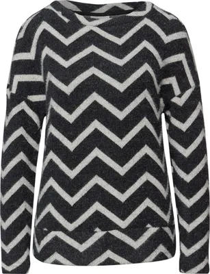 Produktbild von Street One Langarmshirt 'Flauschiges Shirt', A324285, Black, Gr. 42